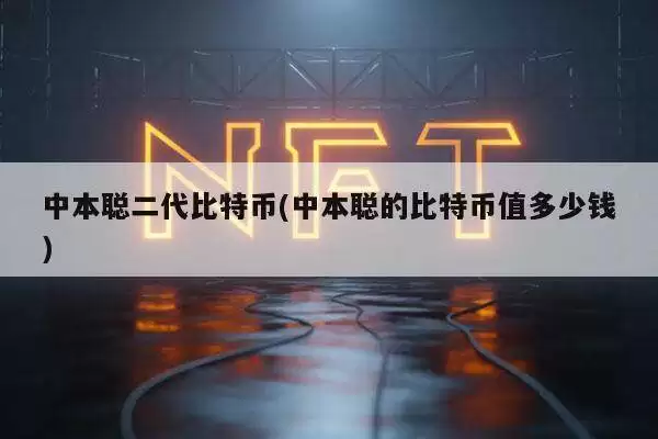 中本聪二代比特币(中本聪的比特币值多少钱)-第1张图片-本站