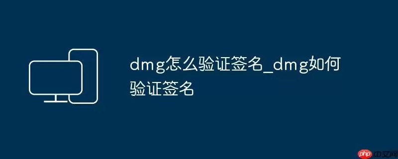 dmg怎么验证签名_dmg如何验证签名