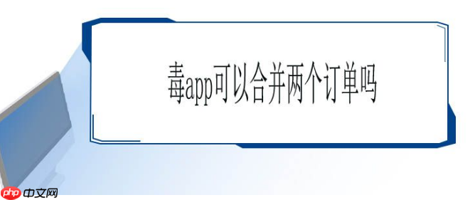 毒app怎么合并付款  毒app如何合并付款