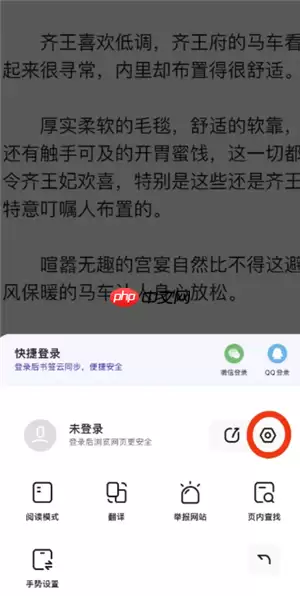 夸克小说模式怎么调出来 夸克小说模式怎么去广告