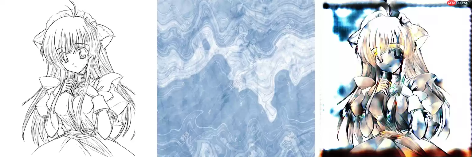 线稿上色V3（比V2差别在于这个参考图的处理方式)，并且更好用哦 - 游乐网