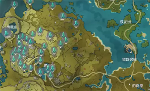 原神水晶块在哪里最多