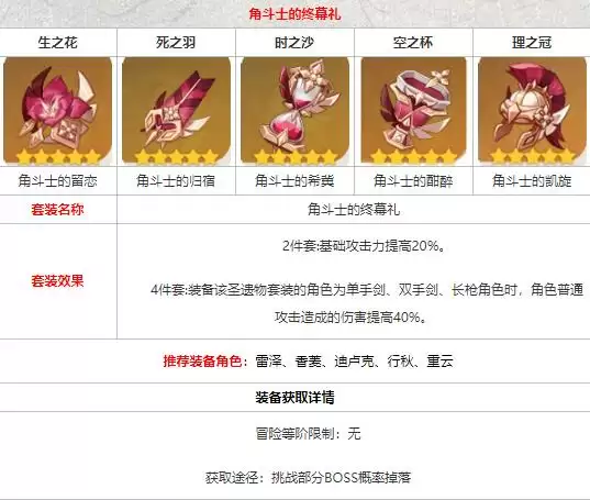 原神角斗士套装在哪刷