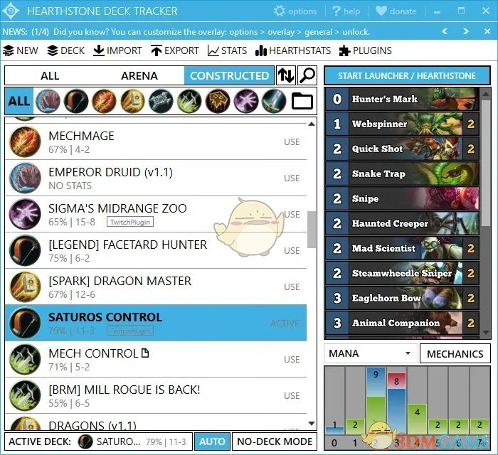 《炉石传说》酒馆战棋胜率插件设置教程