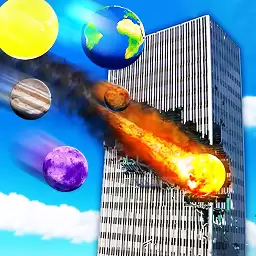 星球撞击模拟
