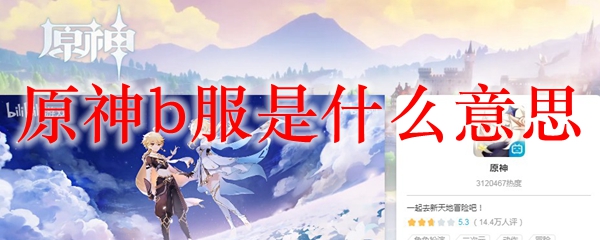 原神b服是什么意思