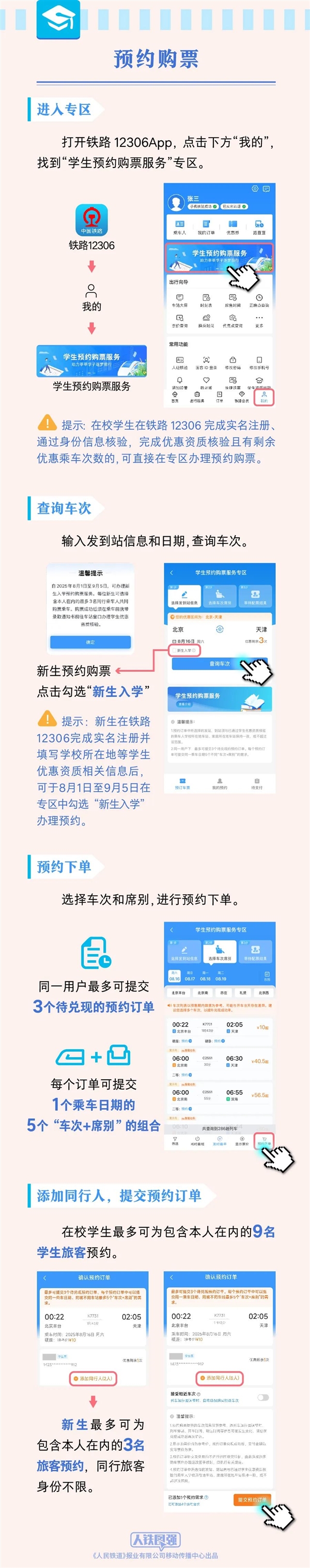 一图看懂：12306学生购票大升级