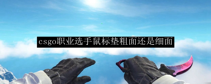 CSGO职业选手鼠标垫选择参考