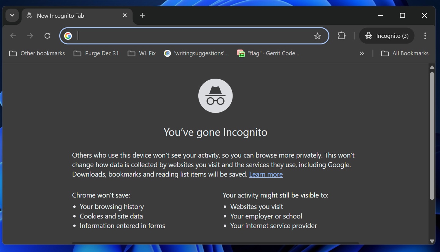 Win11版Chrome升级无痕模式,强化跨站追踪防护