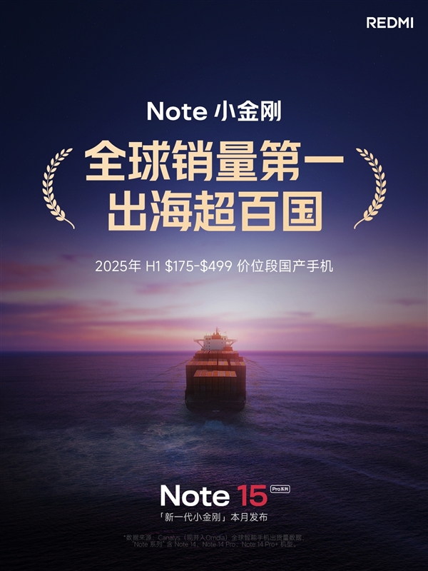 Redmi Note 15 Pro系列即将发布