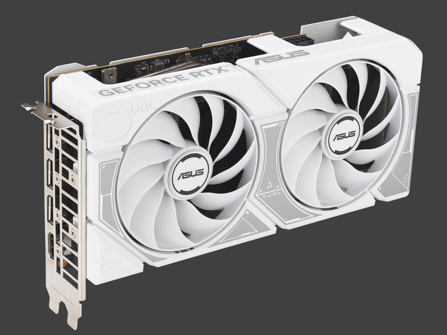 华硕RTX 5060 Dual显卡发布白色版,2.5槽轻薄设计