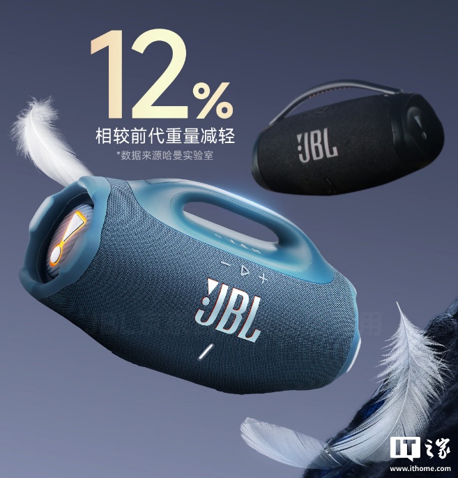 JBL 音乐战神 4 户外蓝牙音箱发布：两档低音、功率续航大提升，3999 元