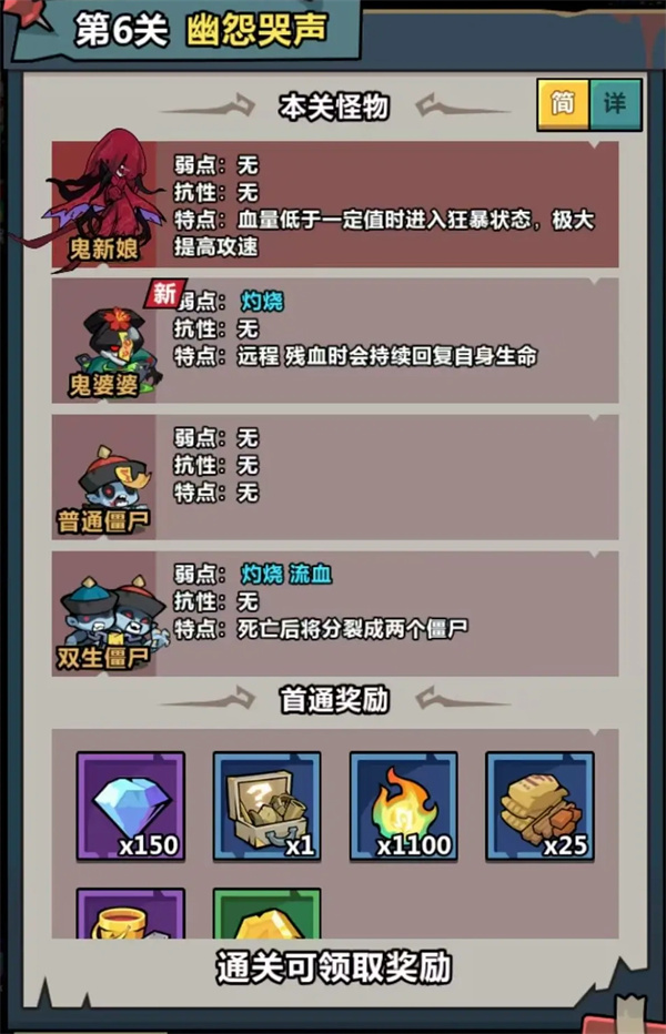 妖怪金手指第六关敌人分布图