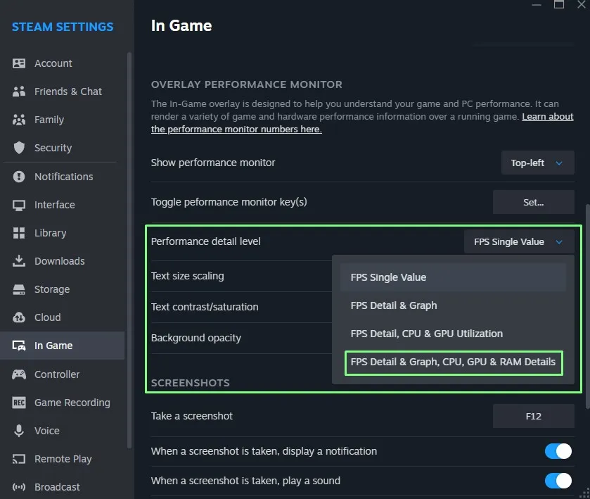 Steam新版GPU监控功能