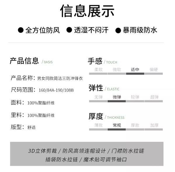 实际穿着效果