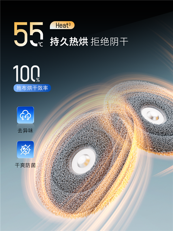 石头P20 Ultra Plus上市：首发三重热力极致清洁 100℃沸腾洗拖布！