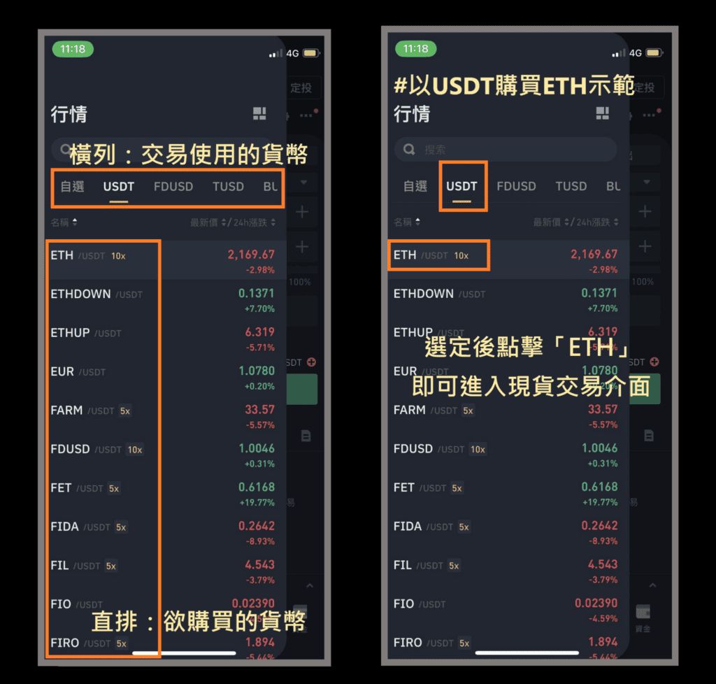 币安app购买以太坊现货图文教程 - 菜鸟下载