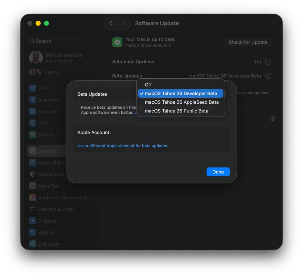苹果 macOS 26 开发者预览版 Beta 7 发布