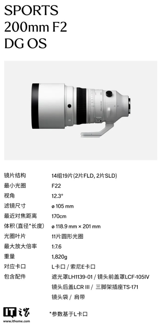 适马发布 200mm F2 DG OS“空气切割机”和 12mm F1.4 DC 超广角镜头