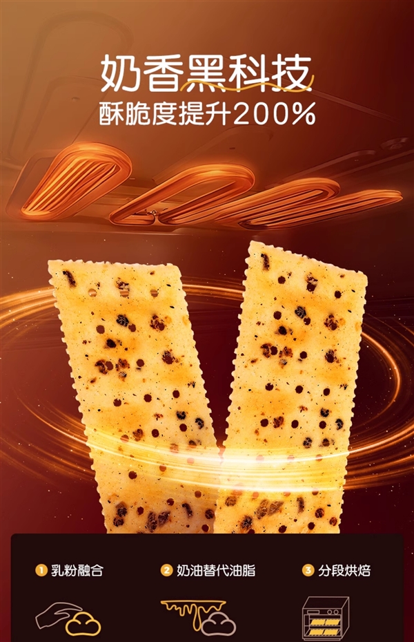 黑松露+火腿：Mixx藜麦奇亚籽饼干13.9元75片大促（免费试吃）
