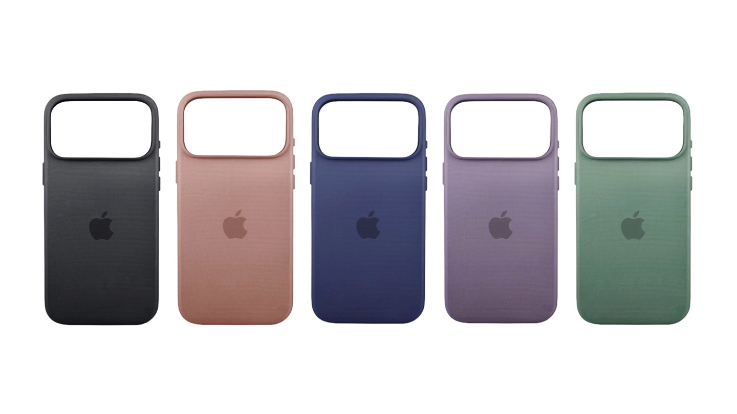 iPhone 17系列TechWoven手机壳曝光：橙紫绿蓝灰五色可选，新增挂绳功能