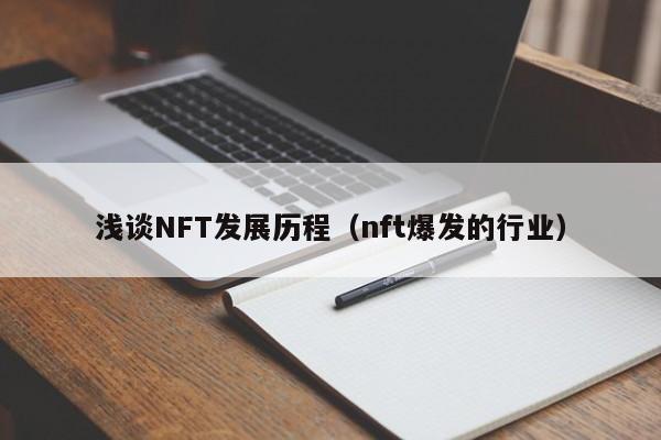 浅谈NFT发展历程（nft爆发的行业）