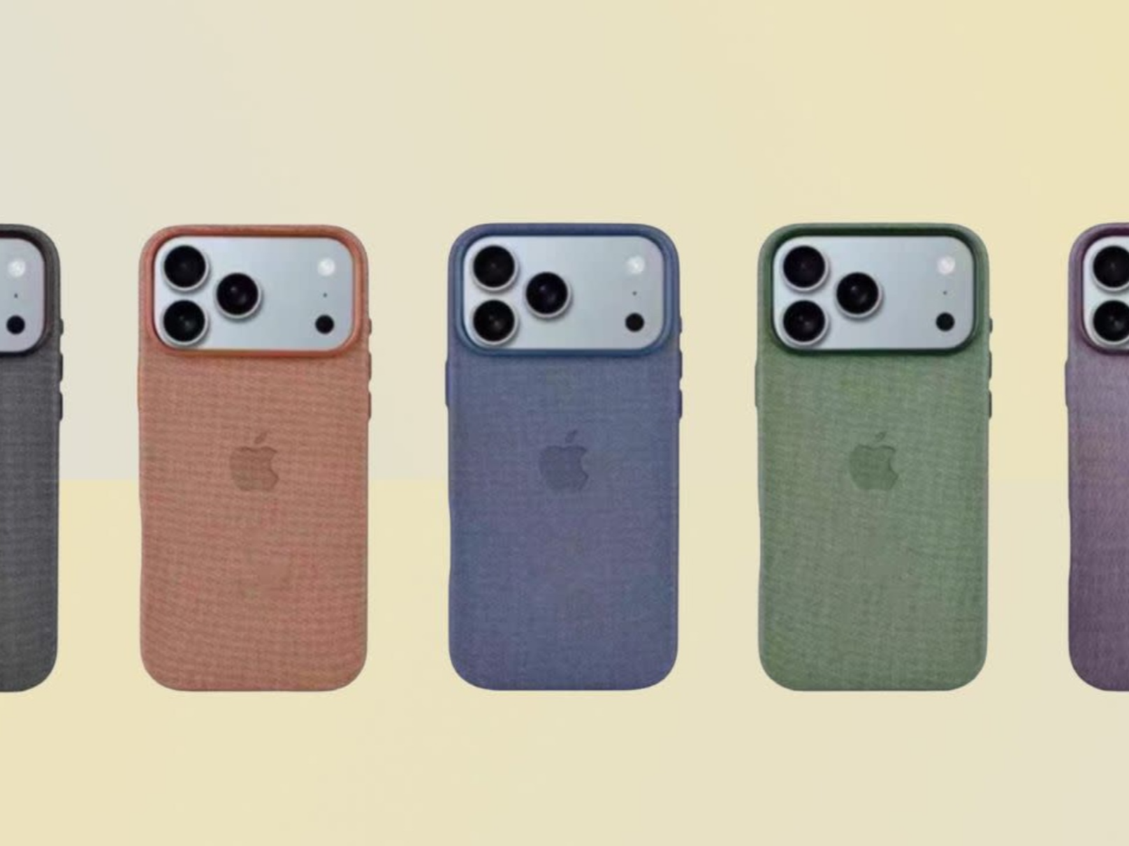 iPhone 17 Pro官方保护壳曝光:五款新配色抢先看