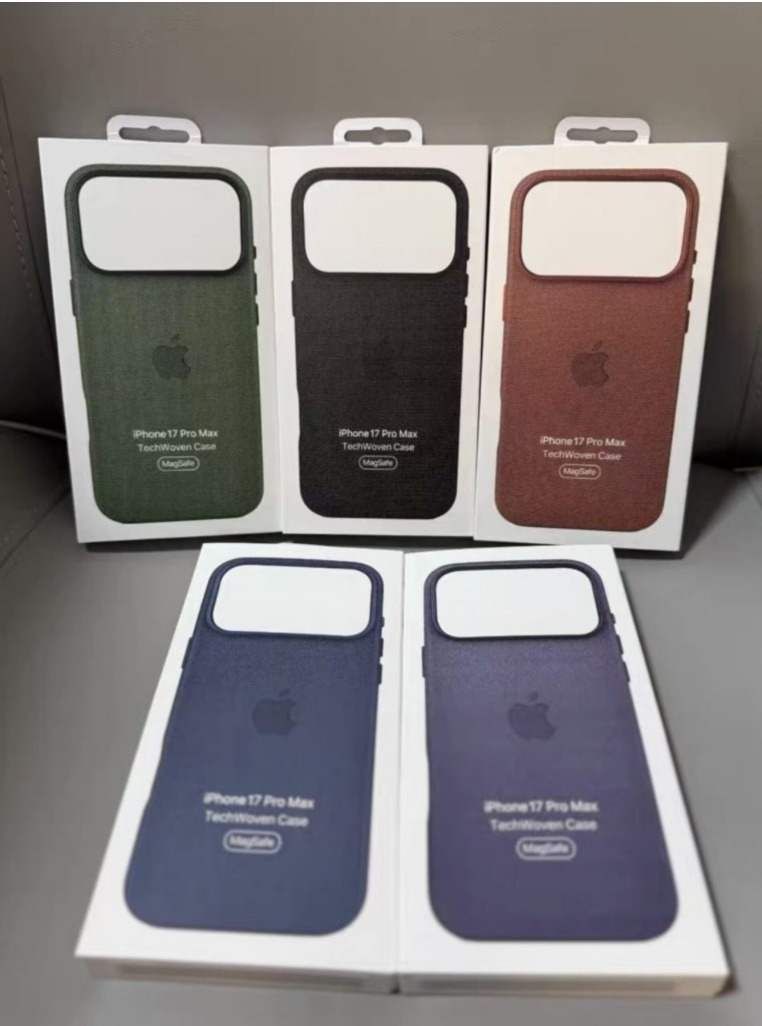 苹果iPhone 17 Pro系列官方保护壳曝光！五款配色亮相
