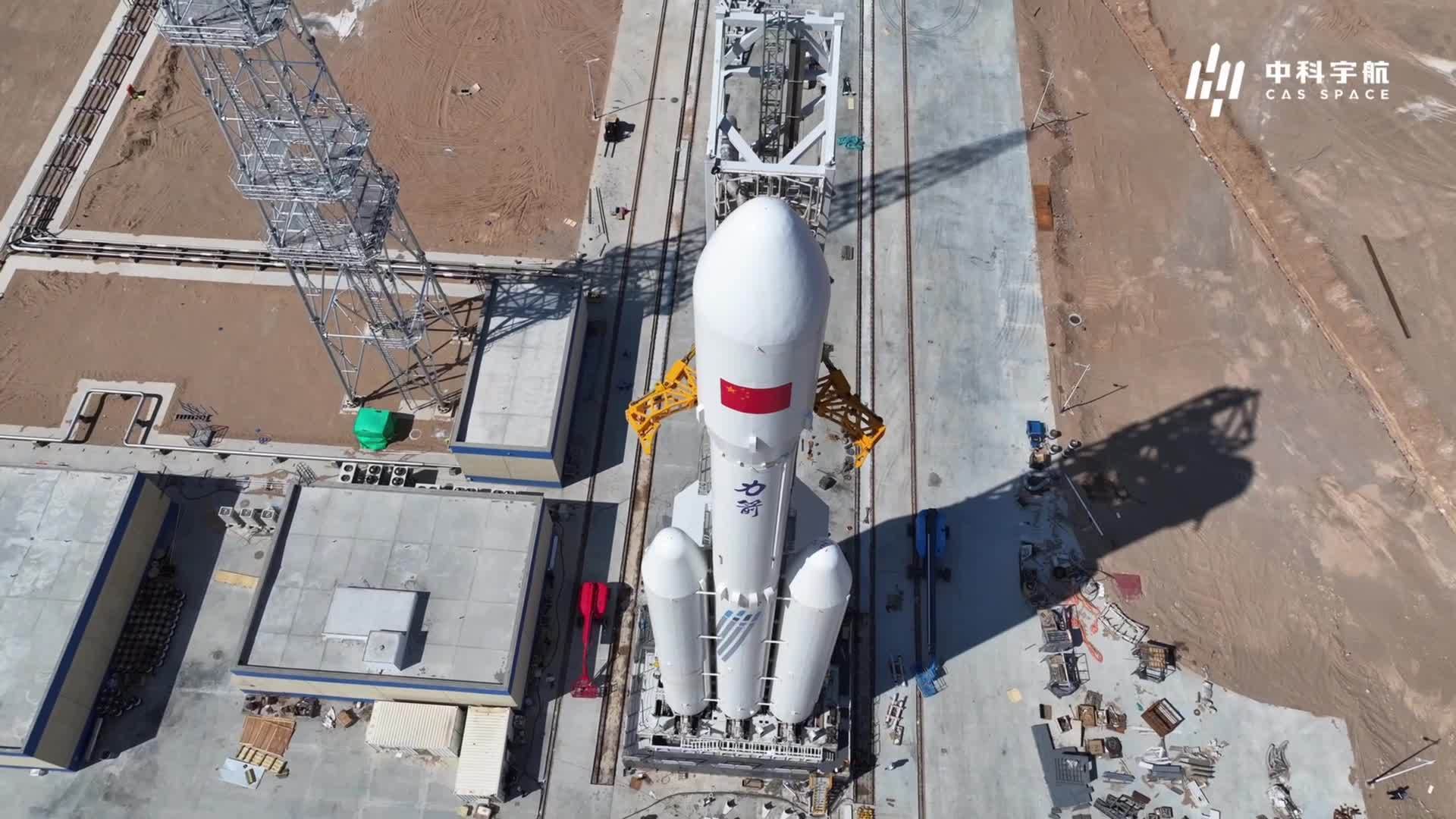 力箭二号液体运载火箭发射设备试验成功