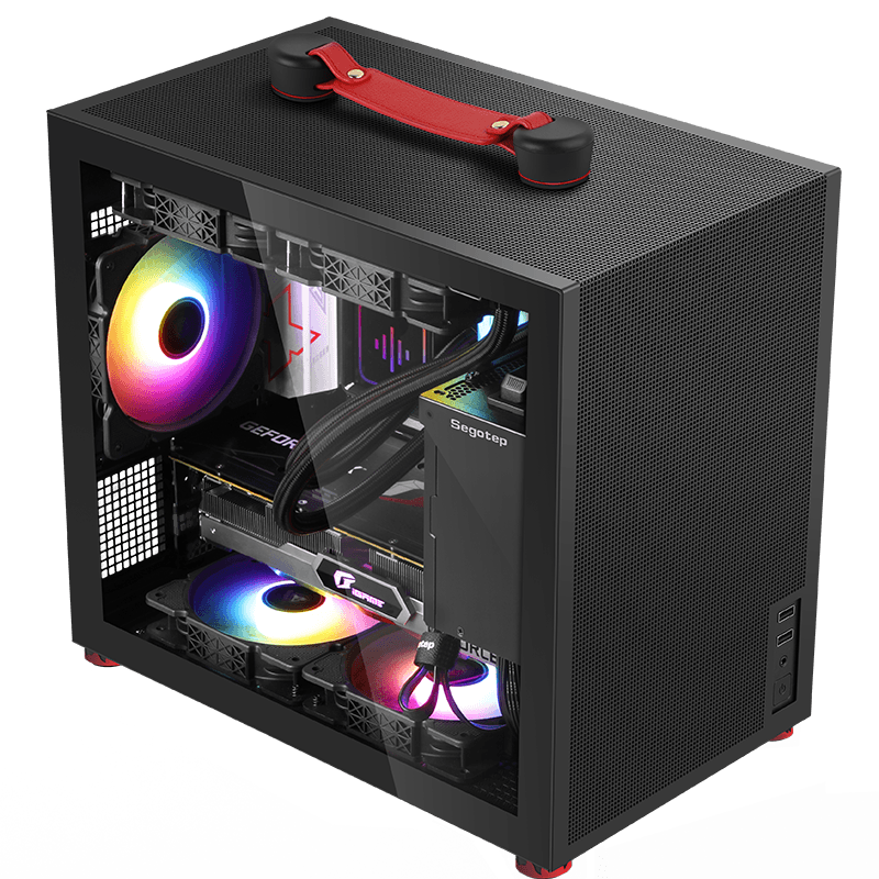 鑫谷卓灵 T100 提手版机箱上架：标配 650W 电源，399 元