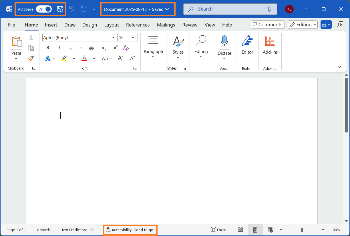微软邀测 Win10 / Win11 版 Word 新特性：新建文档自动保存到云端