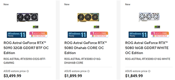 近1.4万元溢价90％！华硕RTX