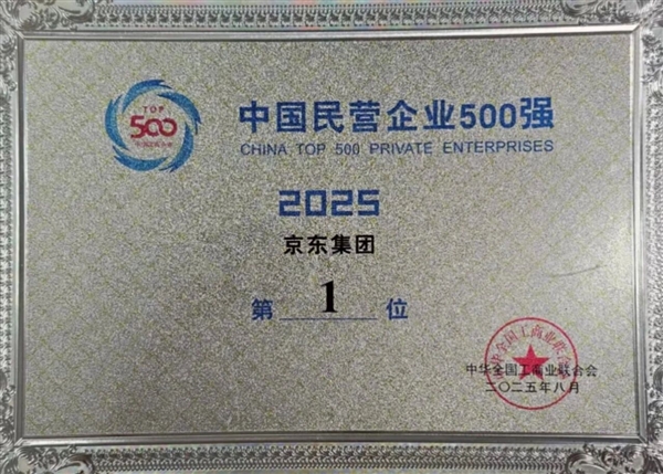 连续4年中国民营企业500强第一