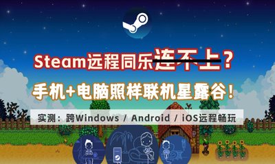 Steam远程同乐搜房失败?蒲公英游戏版3分钟跨平台联机教程