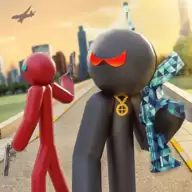 飞行火柴人城市英雄