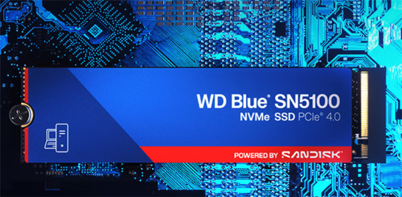 闪迪蓝盘WD Blue SN5100评测:2TB容量配7.3GB/s极速表现