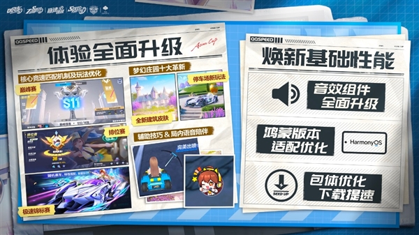 《QQ飞车手游》鸿蒙版官宣明天上线：与安卓数据互通