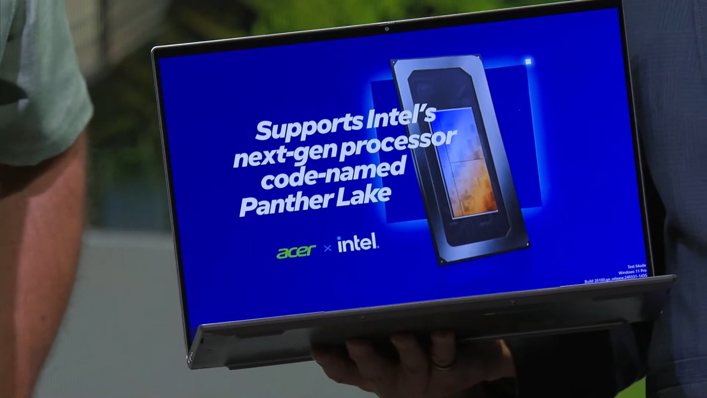宏碁新款Swift 16亮相:首发英特尔Panther Lake AI处理器