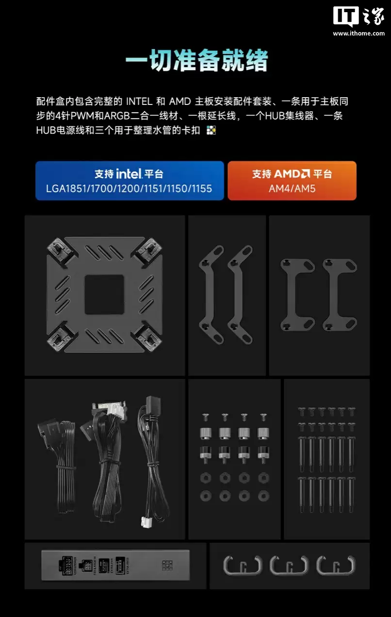 Sudkoo PROTEUS 360 水冷散热器国行上市：3.4 英寸磁吸面板、单 6-PIN 整合线缆设计，1699 元
