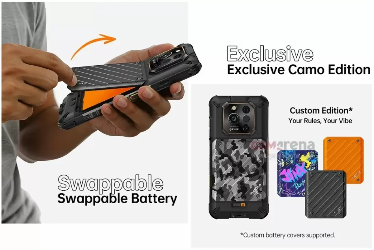 Ulefone 高端三防手机 Xever 7 / Pro 首秀：支持不关机换电池，天玑 7025 芯片