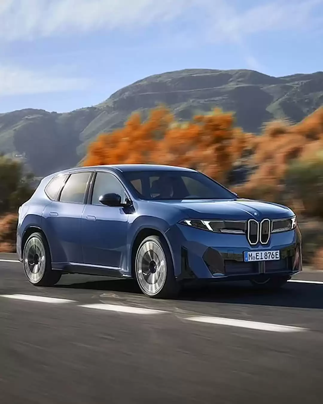 宝马新世代首款量产车 BMW iX3 宣传图曝光：收敛双肾格栅，设计几乎照搬概念车