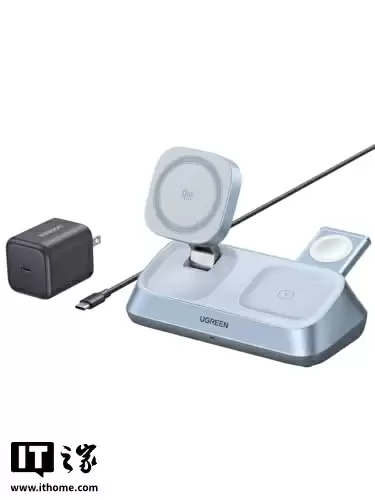 25W 功率：绿联公布 MagFlow Qi 2 产品阵容，Qi 2.2 认证、含充电宝 / 充电器等