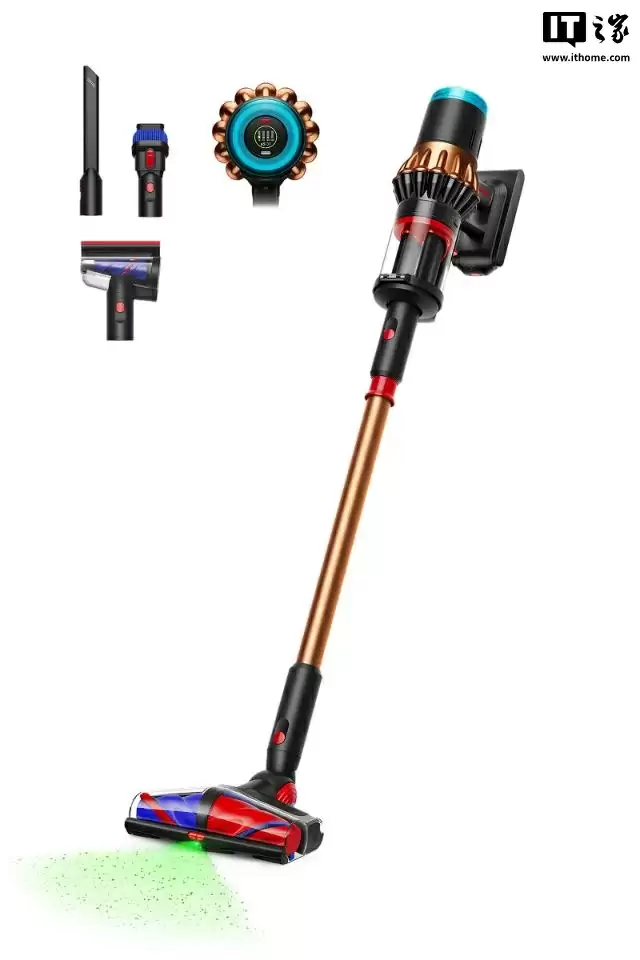 戴森推出 V16 Piston Animal 吸尘器:全新 900W 电机、干湿两用,可打理宠物毛发