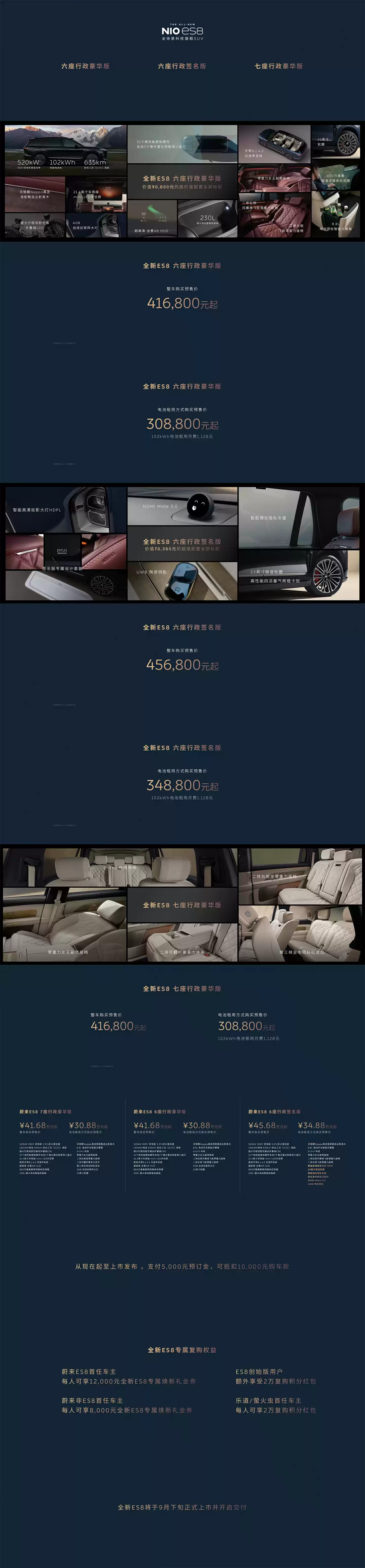 蔚来 NIO Day 2025 官宣 9 月 20 日在杭州举行，全新 ES8 将正式上市