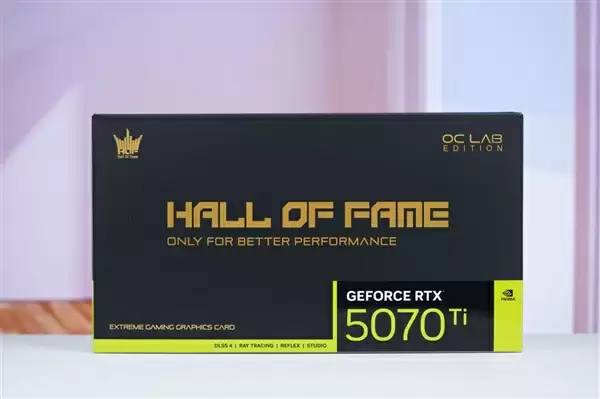 最强非公版！影驰RTX 5070 Ti HOF OC LAB黑魂X显卡图赏