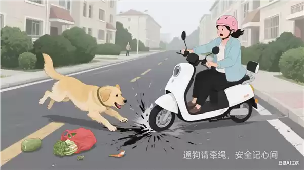 老人被未拴绳狗撞伤 狗主人试图甩锅：被判赔49万