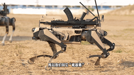 科幻！阅兵的“机器狼”与机器狗有啥区别：官方给出答案 动态战斗效果展示