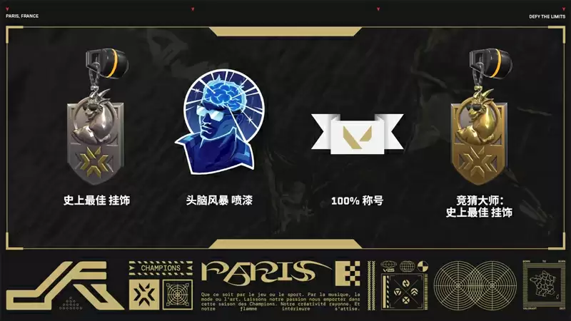 2025巴黎全球冠军赛终极指南：16强双败赛制+天价MVP手链，观赛福利法棍喷漆免费领！