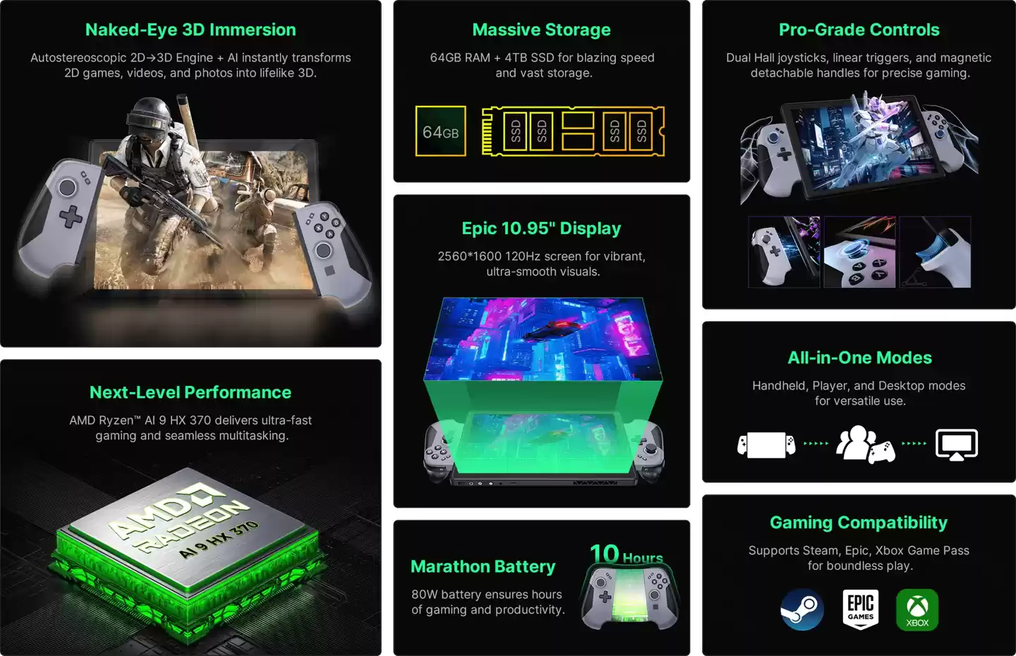 全球首款裸眼 3D 掌机 & 笔记本二合一设备 Digiera HoloMax 发布,1499 美元起