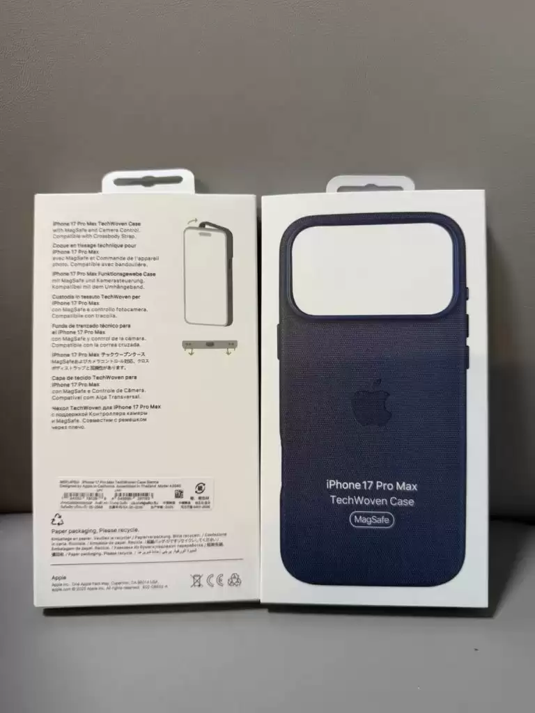 苹果 iPhone 17 系列手机官配“斜挎肩带”曝光：磁吸接口、可配 TechWoven 保护壳